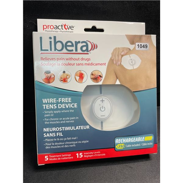 1 ProActive Libera Wire-Free TENS Device for Pain Relieve in Muscles/Nerves - NEW