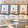 Image 8 : 1 Vanity Makeup Mirror with Lights/Hollywood Lighted Makeup Mirror - White - New in Box!
