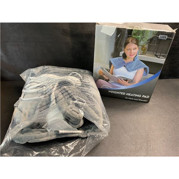 1 Weighted Wearable Heating Pad for Neck and Shoulders - Open Box
