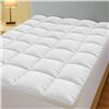 Image 1 : 1 Queen Size Pillow Top Mattress Topper/Extra Thick Mattress Pad (60x80") - New Sealed!