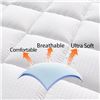 Image 7 : 1 Queen Size Pillow Top Mattress Topper/Extra Thick Mattress Pad (60x80") - New Sealed!