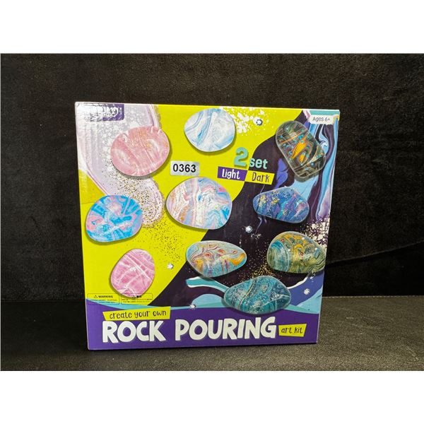 1 Light and Dark Create and Paint Your Own Rock Art Kits - New