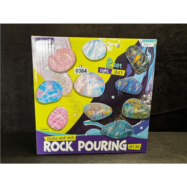 1 Light and Dark Create and Paint Your Own Rock Art Kits - New