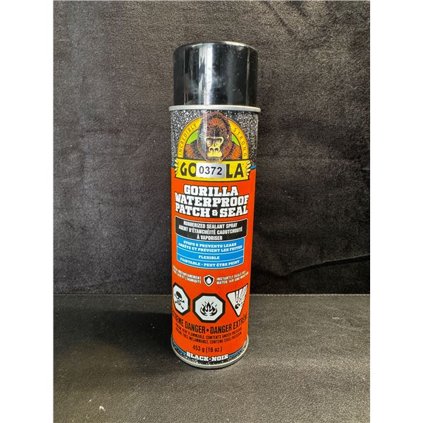 1 Can of Gorilla Waterproof Patch and Seal Rubberized Sealant Spray - New