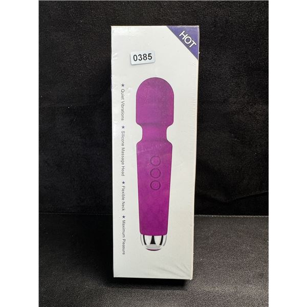 1 Silicone Flexible Neck Personal Massager - Purple - New