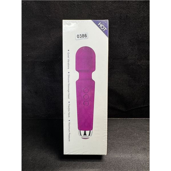 1 Silicone Flexible Neck Personal Massager - Purple - New
