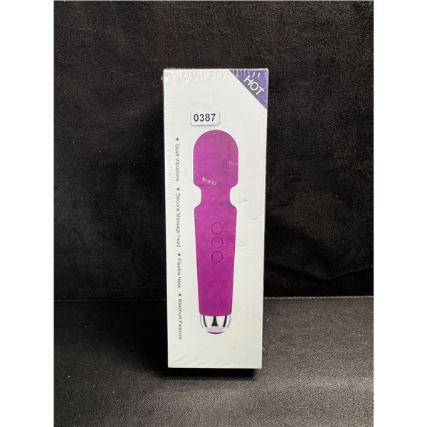 1 Silicone Flexible Neck Personal Massager - Purple - New