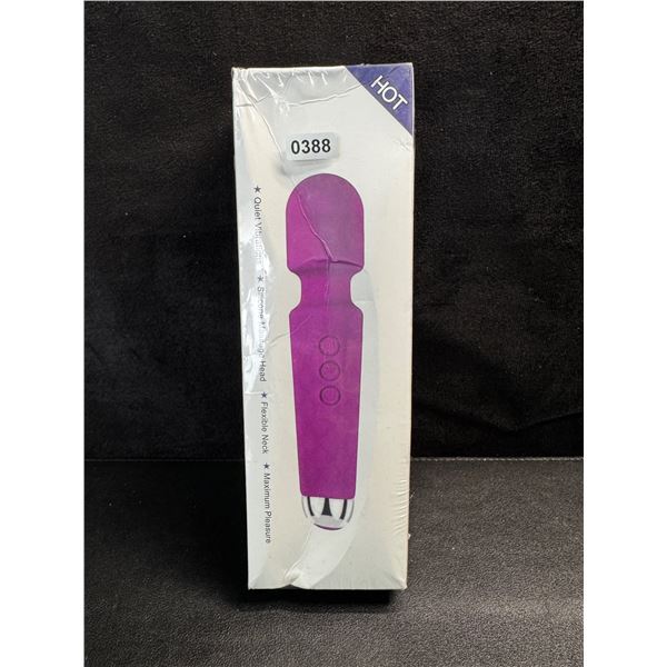 1 Silicone Flexible Neck Personal Massager - Purple - New