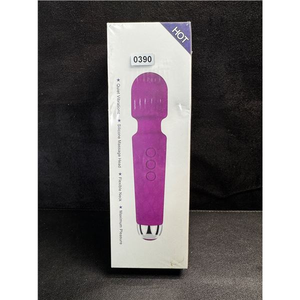 1 Silicone Flexible Neck Personal Massager - Purple - New