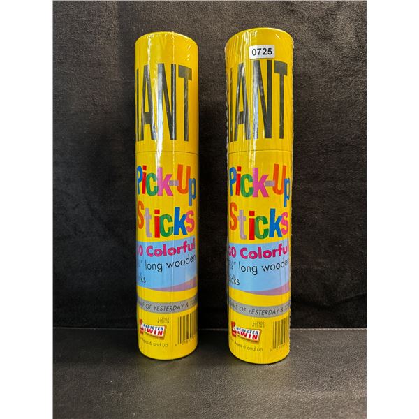 2 Sets of Giant Pick Up Sticks Games - 30PCS Per Game - New