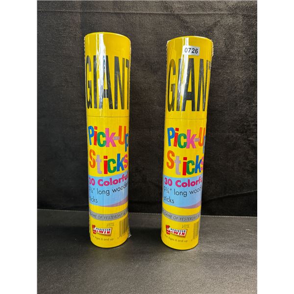 2 Sets of Giant Pick Up Sticks Games - 30PCS Per Game - New