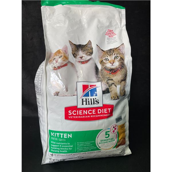 1 Hill's Science Diet Kitten/Cat Food - 7lb Bag - Chicken Recipe - New