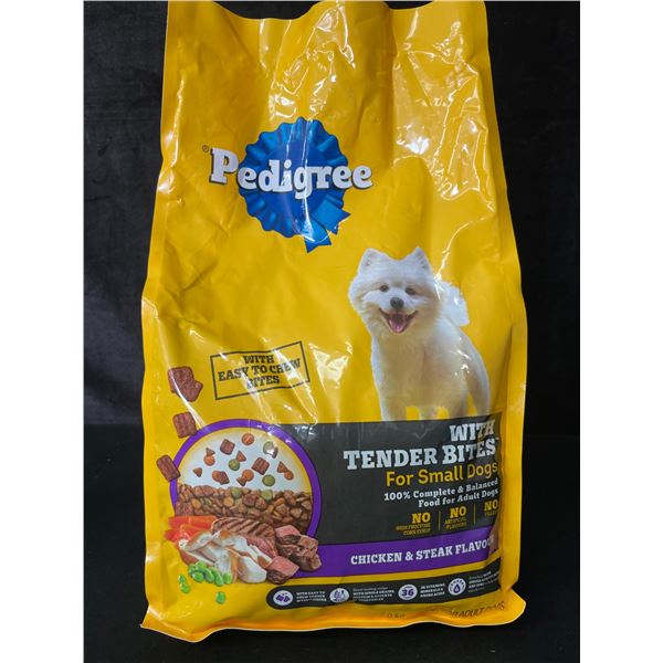 1 Pedigree Dog Food with Tender Bites for Small Dogs - 2KG Bag - Chicken/Steak Flavor - New