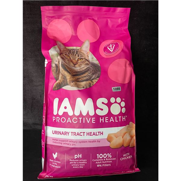 1 IAMS Proactive Health Urinary Tract Health Cat Food with Chicken - 3.18KG Bag - New