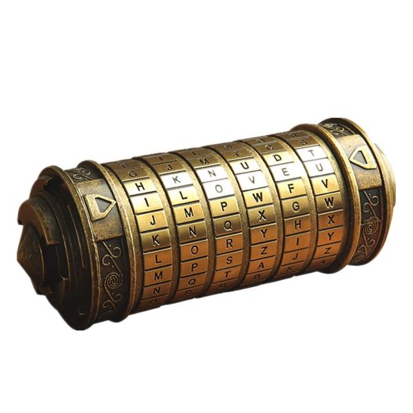 1 Locking DaVinci Steel Container with Combination Lock and Rings - New