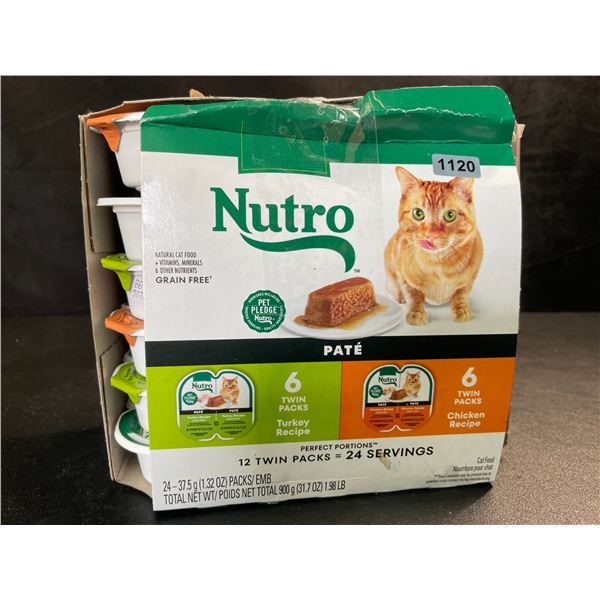 1 Nutro Natural Wet Cat Food - 12 Twin Packs/24 Servings - BB: 01/10/2027 - New