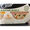 Image 2 : 1 Box of Cesar Wholesome Bowls for Dogs - 6 x 85g Bowls - New (BB: 10/26/2026)