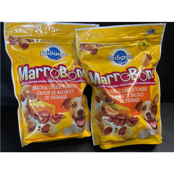 2 Bags of Pedigree MarroBone Bacon & Cheese Flavour Dog Treats - 680g - New