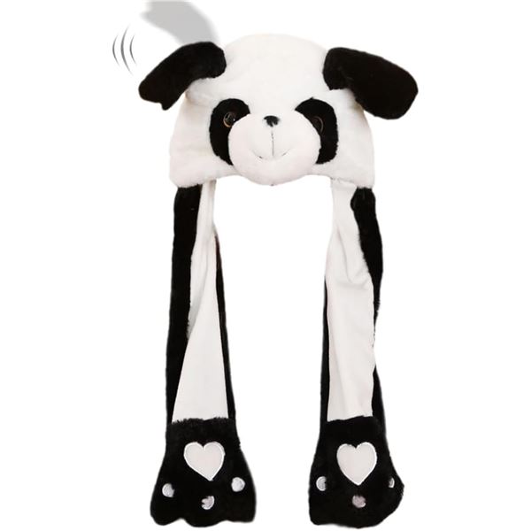 1 Kids/Youth Panda Hat with Paws and Dancing Ears - New