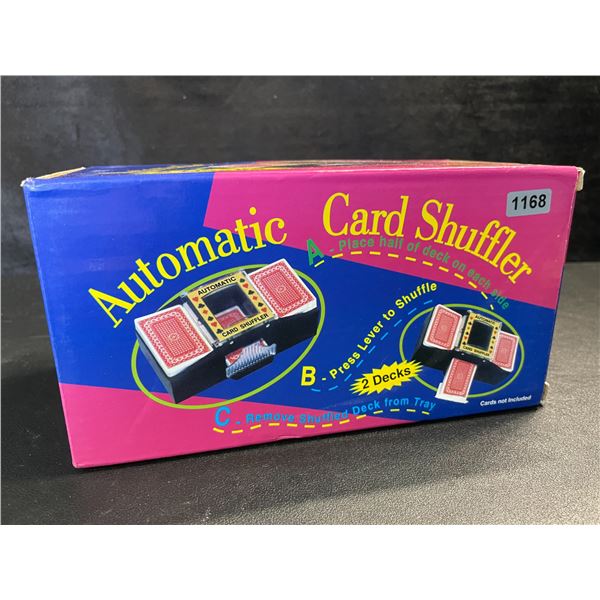1 Automatic Card Shuffler - Shuffles 2 Card Decks at Once - Brand New