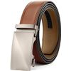 Image 1 : 2 Mens Tan Leather Ratcheting Belts - For 32" to 38" Waist - New in Box