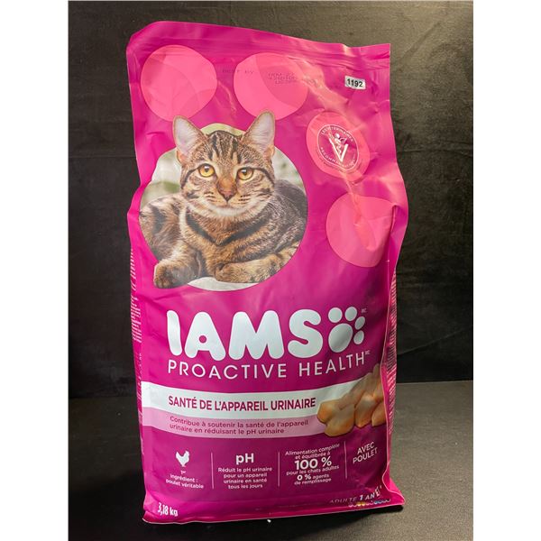 1 IAMS Proactive Health Urinary Tract Health Cat Food with Chicken - 3.18KG Bag - New