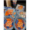 Image 2 : 1 Blippi Birthday Party Supply Set - Includes Cups, Plates, Napkins, Tablecloths, etc. - New