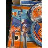 Image 3 : 1 Blippi Birthday Party Supply Set - Includes Cups, Plates, Napkins, Tablecloths, etc. - New