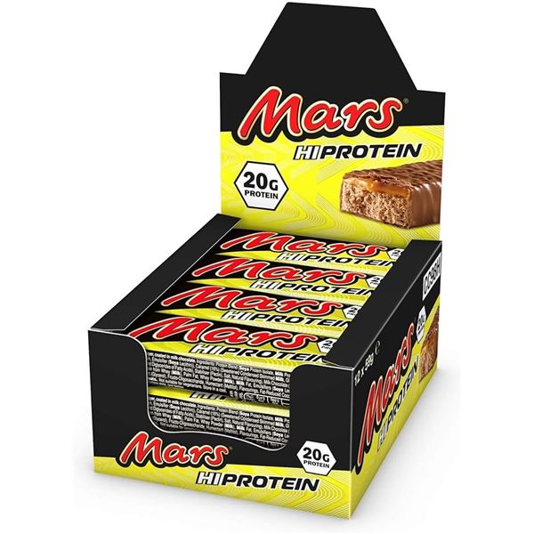 1 Box of Mars Hi Protein Bars - 12 x 59g Bars - New Sealed