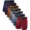 Image 1 : Bamboo Cool 7-Pack Men's Boxer Briefs - Size Large - Breathable/Soft Underwear for Men - NEW
