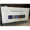 Image 2 : Bamboo Cool 7-Pack Men's Boxer Briefs - Size Large - Breathable/Soft Underwear for Men - NEW