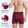 Image 3 : Bamboo Cool 7-Pack Men's Boxer Briefs - Size Large - Breathable/Soft Underwear for Men - NEW