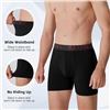 Image 5 : Bamboo Cool 7-Pack Men's Boxer Briefs - Size XXL - Breathable/Soft Underwear for Men - NEW