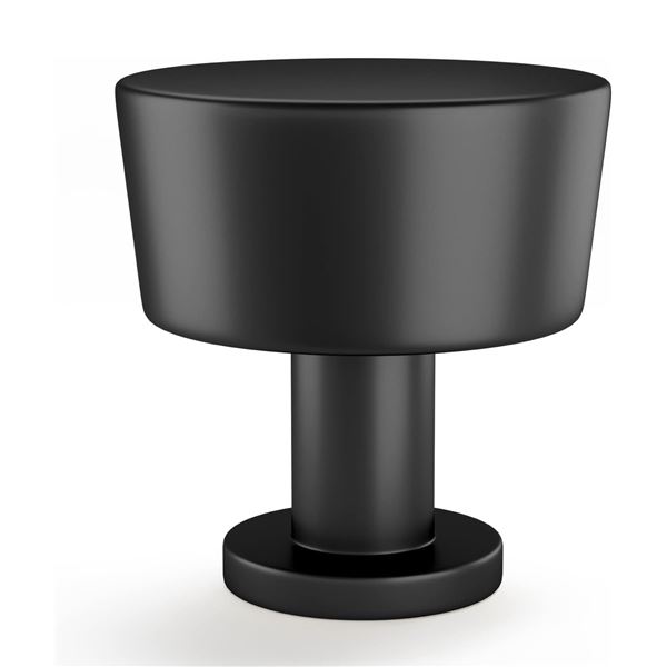 1 Box of 10 GoldenWarm Matte Black Modern Drawer Knobs - New