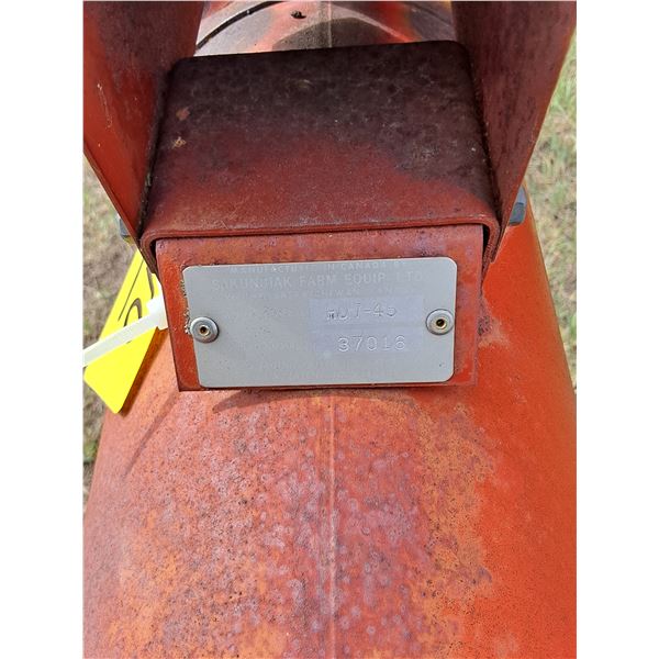 Sakundiak HD7-45 Grain Auger - 7" Wide x 45Ft Long w/B&S 10hp Gas Motor