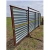 Image 1 : Cattle Steel Wind Panel - 24Ft x 8Ft
