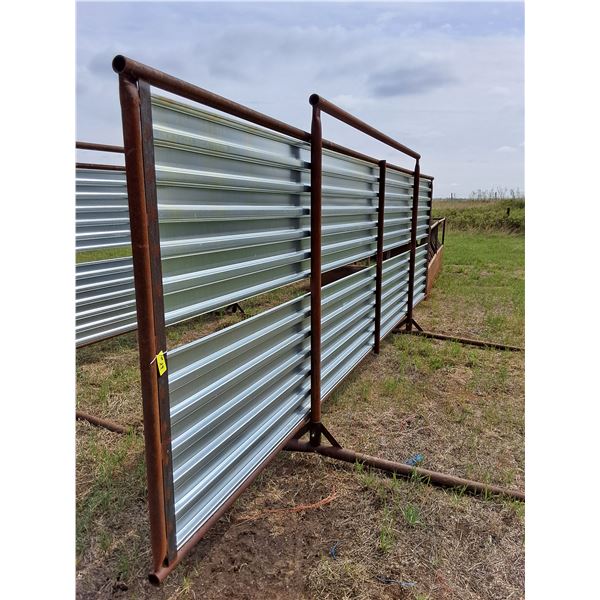 Cattle Steel Wind Panel - 24Ft x 8Ft