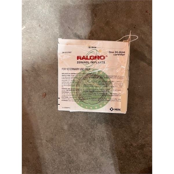 (3) Boxes of Ralgro - Implant Cartridges