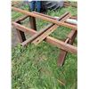 Image 4 : Farm Built Roller Table 6.5' x 2', 2x2" HSS 12' 10" Long,(2) 16" Steel,4' 2" x .5" thick Angle Iron