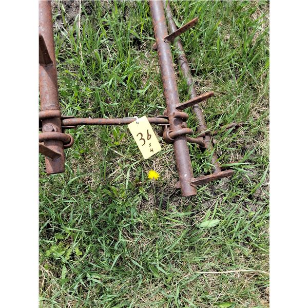 (4) 54" Spike Tooth Drag Harrows