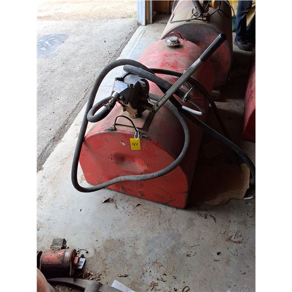 100 Gal Slip Tank with GPI Hand Pump