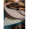 Image 3 : 15" Western Saddle, Rough out Seat, (2) Saddle Pads & Stand Included
