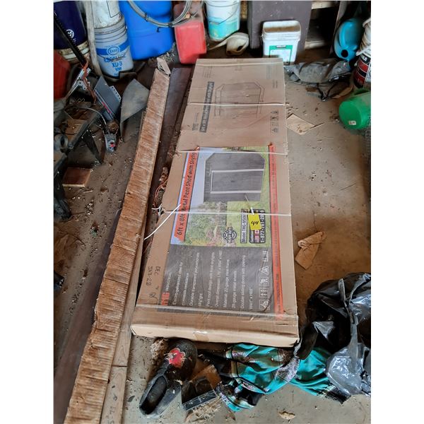 6' x 8' Metal Pent Shed with Skylight (NIB)