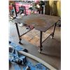 Image 3 : Farm Built Shop Steel Table on Castors