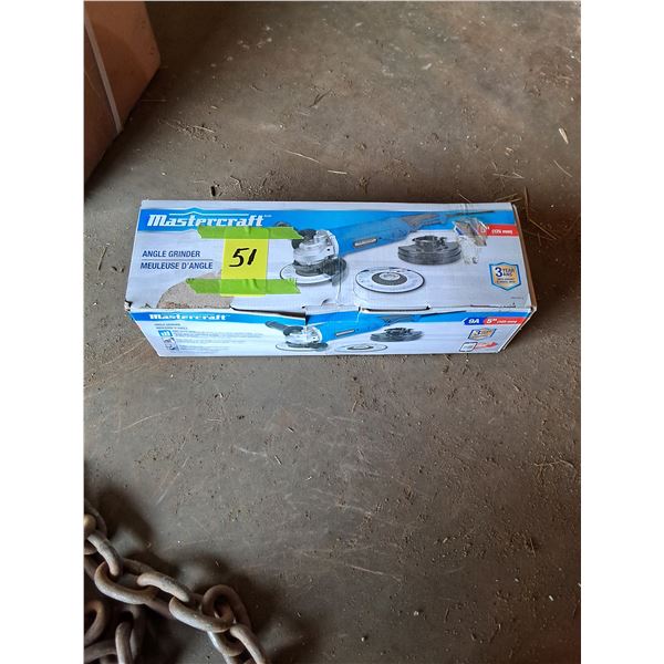 5" Mastercraft Angle Grinder (NIB)