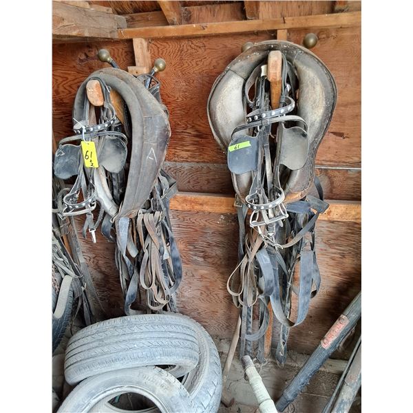 (2) Set Light Horse Driving Harness