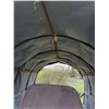 Image 7 : 10' Covered Horse Drawn Wagon with Steel Frame, like new Tires, Bus Seat, 12 volt Tail Lights