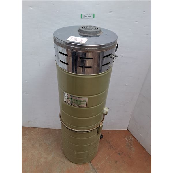 * Vacu-Maid Central Vac - 39" High x 12" Dia - No Power - As is - Pickup Only