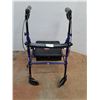 Image 1 : * Adjustable Fit 6 Rollator Walker with Storage Seat - Pickup Only