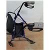 Image 2 : * Adjustable Fit 6 Rollator Walker with Storage Seat - Pickup Only